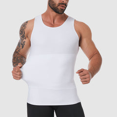 mens tummy control compression vest slimming shapewear