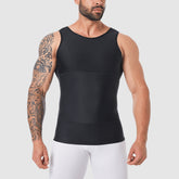 mens tummy control compression vest slimming shapewear