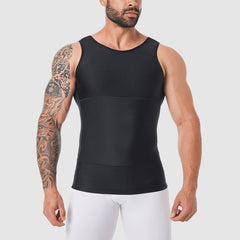 mens tummy control compression vest slimming shapewear