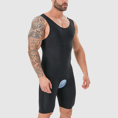 mens full body shapewear compression suit
