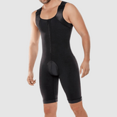 high compression plus size bodysuit for men shapewear