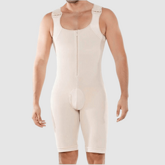high compression plus size bodysuit for men shapewear