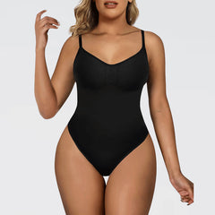 SCULPME Tummy Control Shapewear Adjustable Straps Seamless Thong Body Shaper