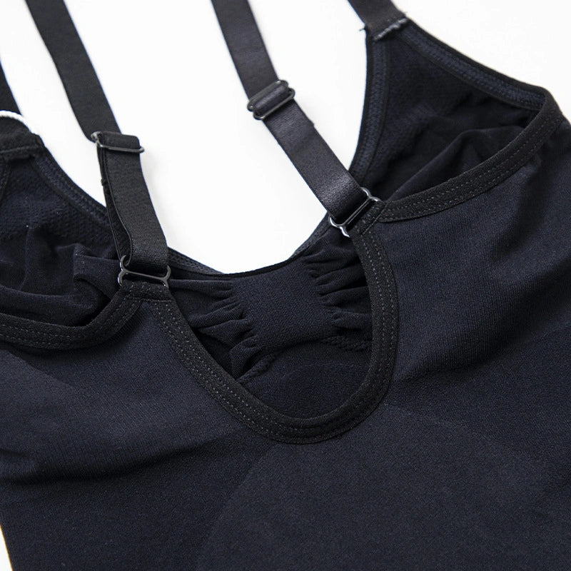 SCULPME Tummy Control Shapewear Adjustable Straps Seamless Thong Body Shaper