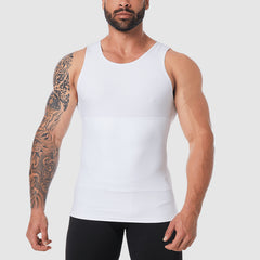 mens tummy control compression vest slimming shapewear