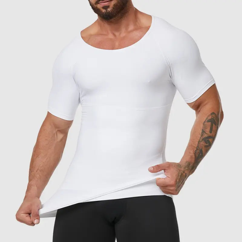 sculpme belly tummy control compression shirt