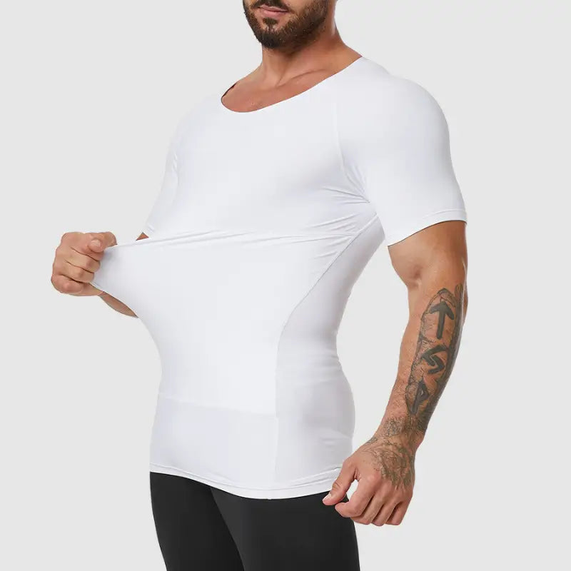 sculpme belly tummy control compression shirt