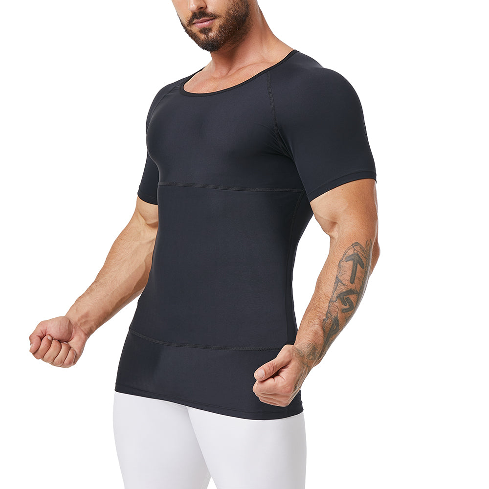 Tummy Control Men's Compression Shirt