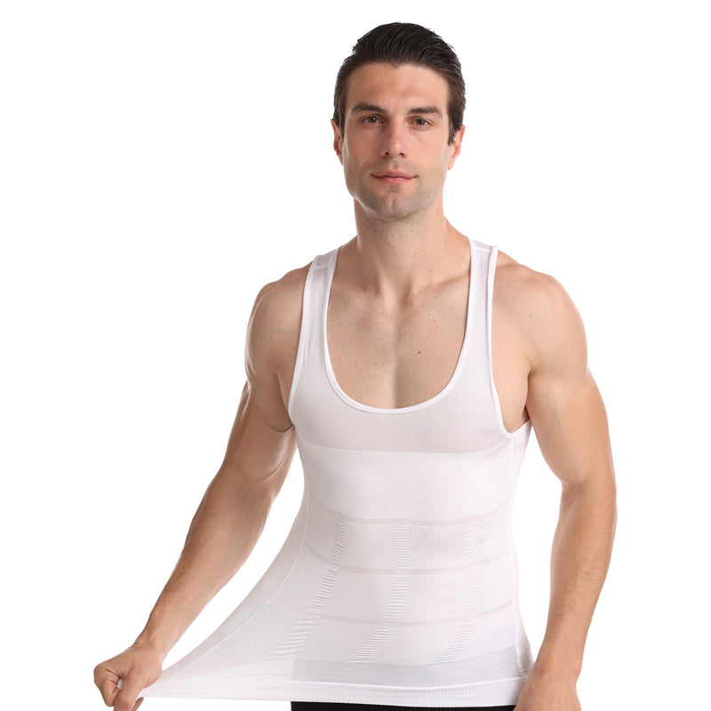 Men's Tummy Control Total Body Shaping Tank Top | Buy 1 Get 1 FREE