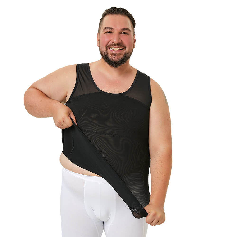 SCULPME™ Invisible Compression Undershirt | Breathable, Seamless Slimming Vest