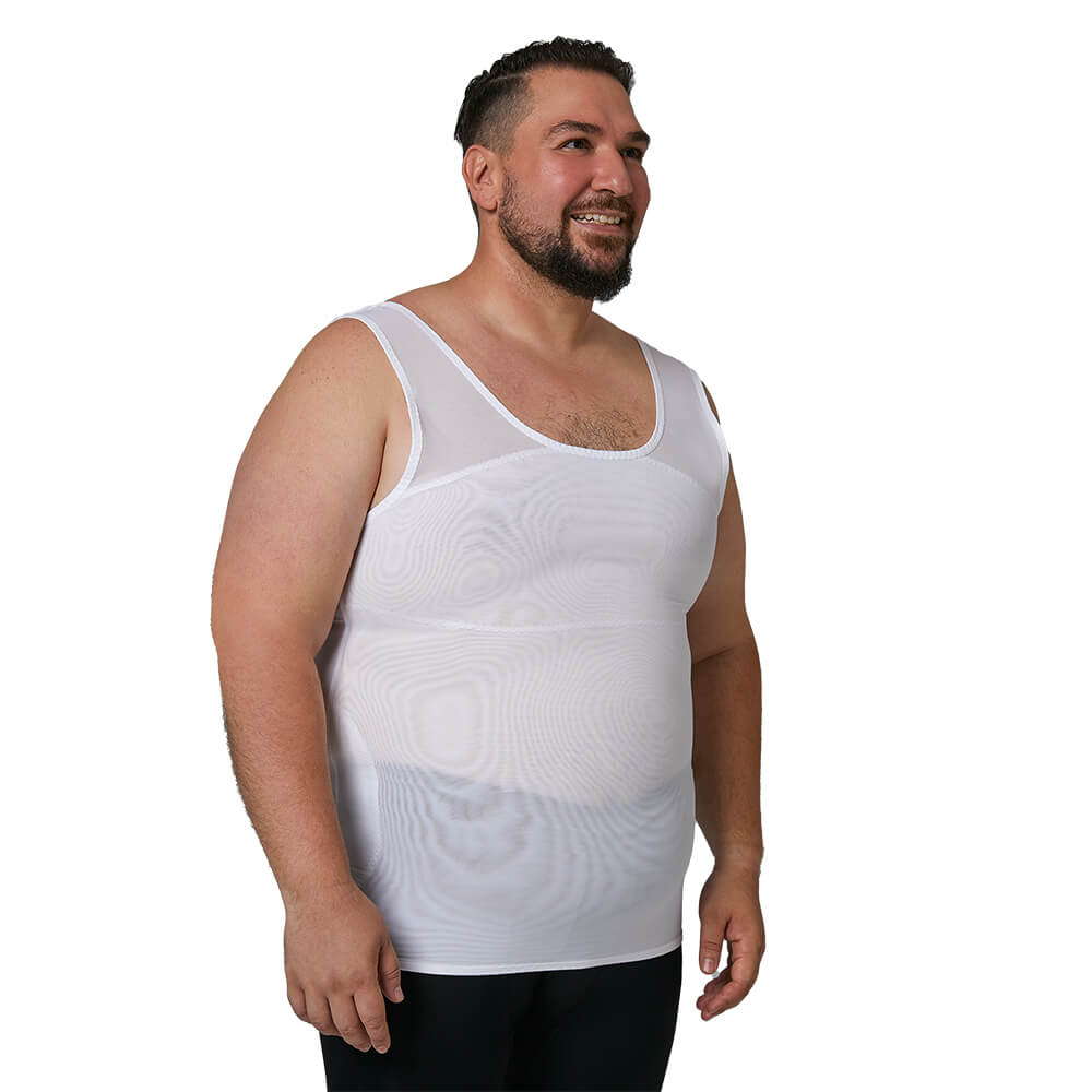 SCULPME™ Invisible Compression Undershirt | Breathable, Seamless Slimming Vest